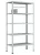 Стеллаж металлический Титан МС-750 2000x700x800/8