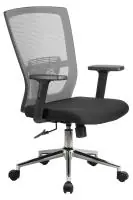Кресло руководителя Fix RCH 831E (сетка серая/ткань черная)