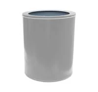 Корзина для бумаг Титан К250 низкая (белая)