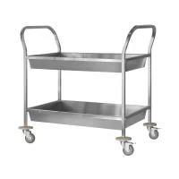 Тележка для сбора посуды ТДПп 800x500x860 «Profi Inox» (2 уровня)