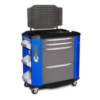 Тележка инструментальная ToollBox TBP-4 (синяя)